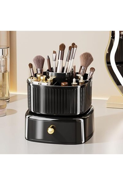 Arabest Make up Organizers, 360° Rotating,Large Capacity Rotating with 5 Slot...