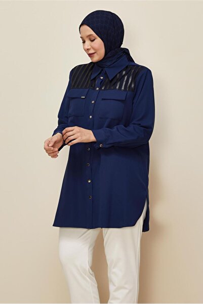 Alvina Shirt Collar Tunic 20862