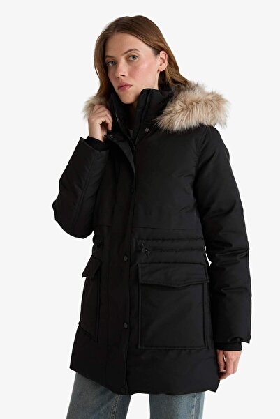 DeFacto Waterproof Relax Fit Hooded Parka F2880Ax25Wn