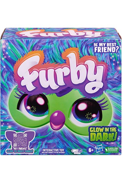 Hasbro Furby Galaxy Edition, Glow in the Dark, 15 Accessories, Interactive Plush Toy, Voice Activated