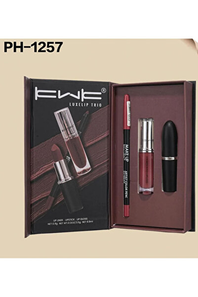 MAYDREAM KWK PH-1257 Long-lasting lipstick set + lip gloss + lip liner