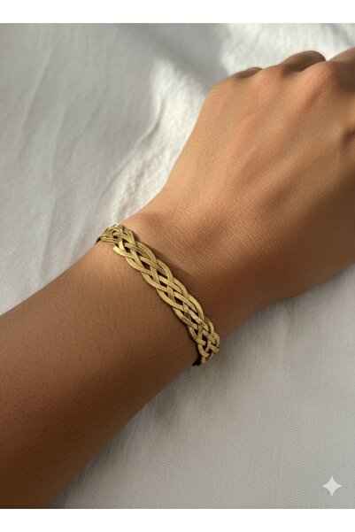 İNN JEWELLERY Steel Bracelet, Tarnish-Free, Anti-Allergic, Spiral Figured (2 Years Importer Warranty)