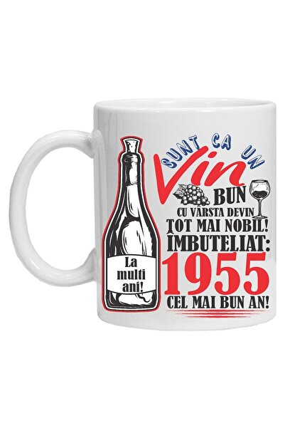 CRD PRINT Personalized Mug "Un Vin Bun", Model 1955, CRD PRINT, 330 ml, white