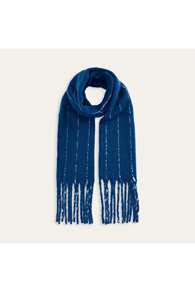 Mudo Striped Tassel Soft Textured Scarf