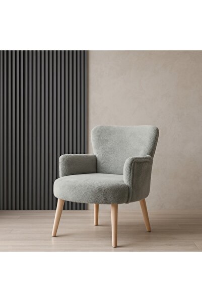 WATERYBROOK Modern Welsoft Berjer Koltuk – Demonte Ahşap Ayak – 12 Renk Seçeneği