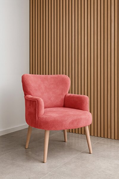 WATERYBROOK Modern Welsoft Berjer Koltuk – Demonte Ahşap Ayak – 12 Renk Seçeneği