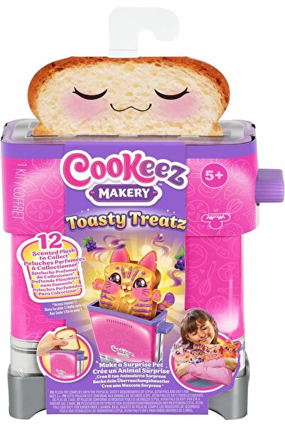Cookeez Makery Toasty Treatz Toaster with Scented Plush, Styles Vary, Ages 5+