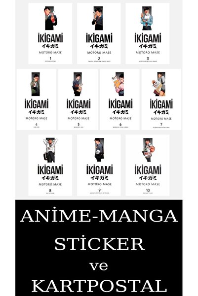 Marmara Çizgi İkigami 1-2-3-4-5-6-7-8-9-10 Manga Seti (10 KİTAP) / Anime-Mang...