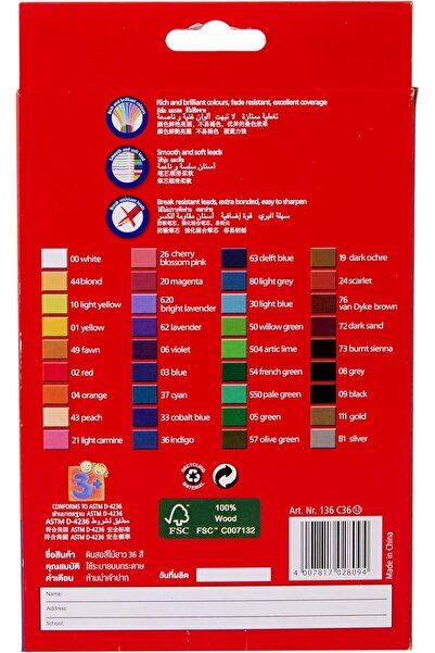 Staedtler Luna Colouring Pencils - 36 Colours