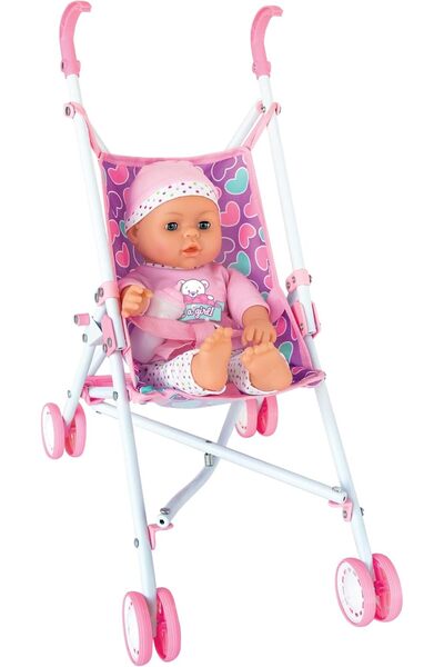 AMOURA Baby Doll Stroller With Doll