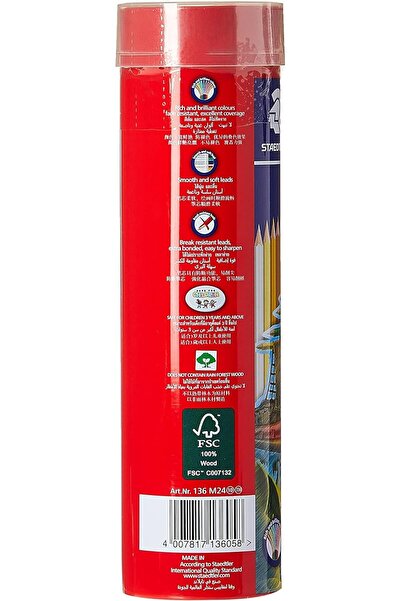 Staedtler Luna Colouring Pencils Cylinder 24 Colors