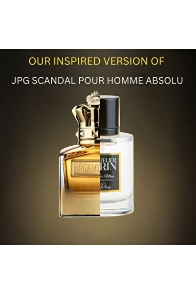 LATELİER ERİN L’Atelier Erin M145 Apa de parfum 50 ml pentru barbati inspirata de Scandal Absolu