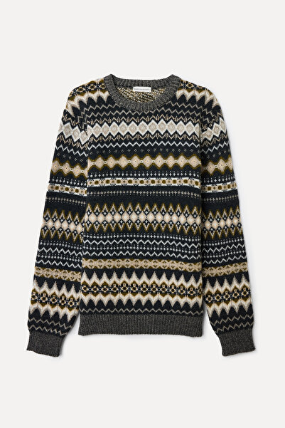 Mudo Jacquard Cycling Collar Sweater