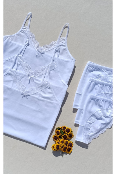 siyalife Lacy Soft Textured Colorful 3-Piece Women's Athlete Panties Underwear Set