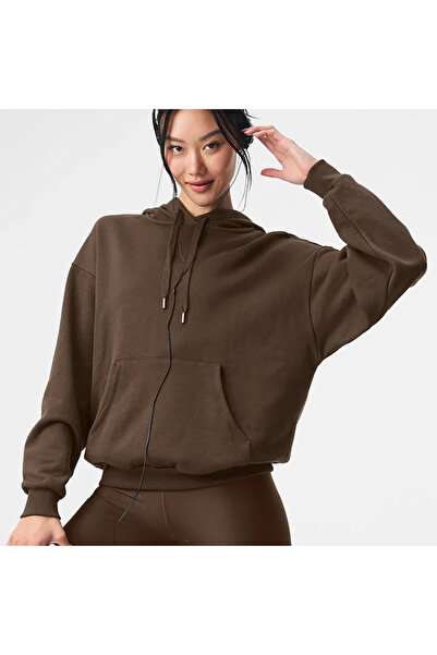 Alo zipper loose sports top