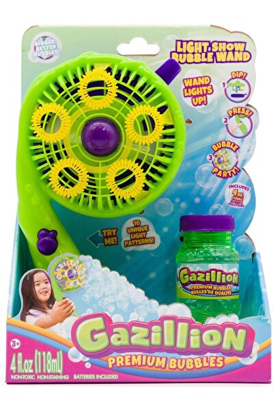 Gazillion Bubbles عصا عرض الضوء غازيليون بابل