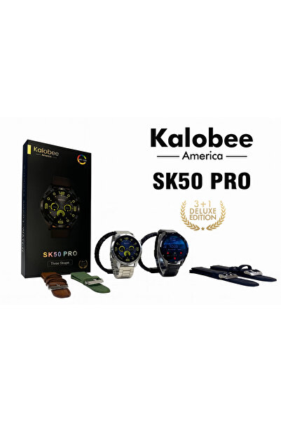 yollayenilensin SK50 Pro Akıllı Saat – 1.62” AMOLED Ekran, BT Arama, AI Sesli...