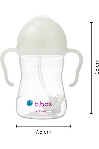 b.box Sippy Cup with Weighted Straw (Glow in the Dark, 8oz)