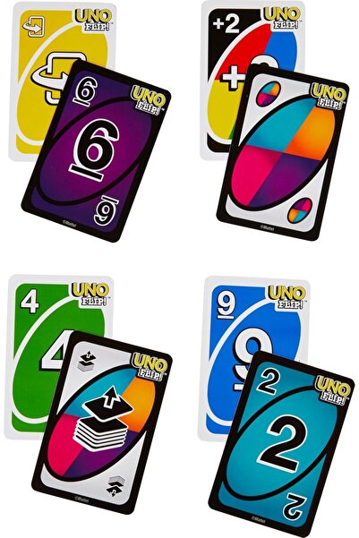Mattel Games Mattel Uno FLIP, Card Game GDR44, multicolour