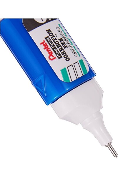 Pentel قلم تصحيح ذو رأس رفيع ZL33، 4.1 مل، أبيض