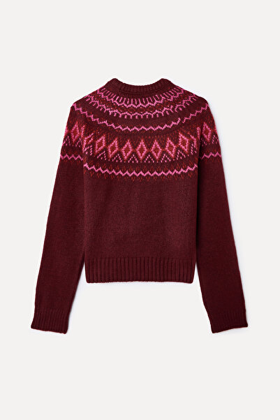 Mudo Jacquard Cycling Collar Sweater