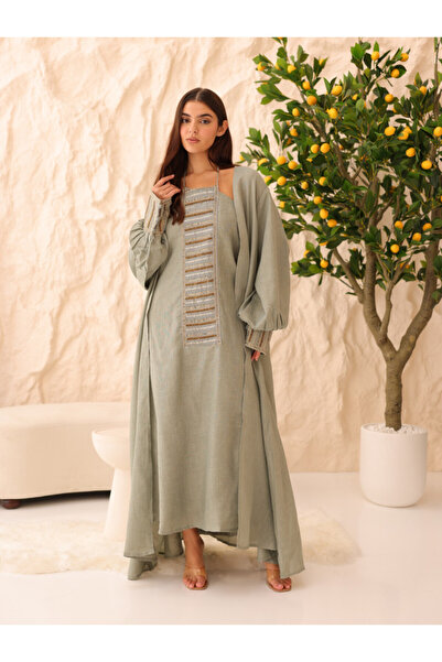 IKKXA 2 Piece Outfit Luxury Sequins Stripes Details