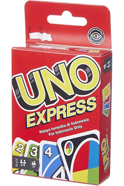 Mattel Games UNO Express™ Card Game for Game Night, 2 to 6 Players, Travel Games