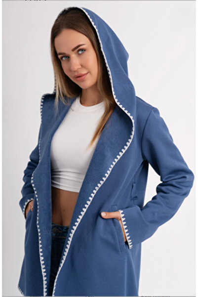 ALCİNOUS Details of the Sewing, Belt, Inner Wool, Pocket, Hood Hooded