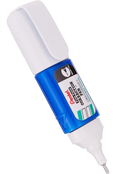 Pentel قلم تصحيح ذو رأس رفيع ZL33، 4.1 مل، أبيض