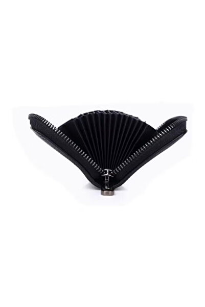 Beauenty Calfskin Leather Card Holder Black