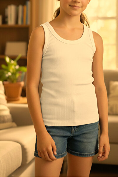 mrmpro Children's Corded Fabric Look Thick Strap Basic Undershirt Bodysuit 95...