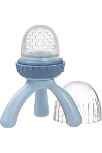 b.box Silicone Fresh Food Feeder, Tripod Design, Lullaby Blue