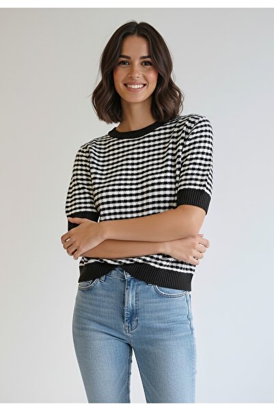 Figl Pullover - Short sleeve sweater - Black M1266 size S