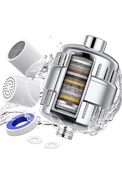 Generic Showerhead Filter for Hard Water Shower Water Filter with 2 Replaceable Filter Cartridges