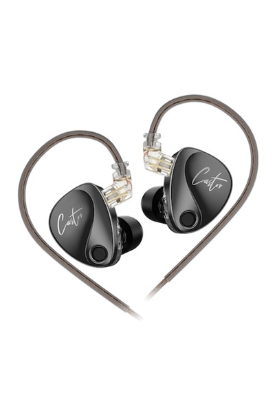 KZ Căști Castor In-Ear 2DD Dynamic, armătură reglabilă, Xtra Bass, terminații din spumă, negre