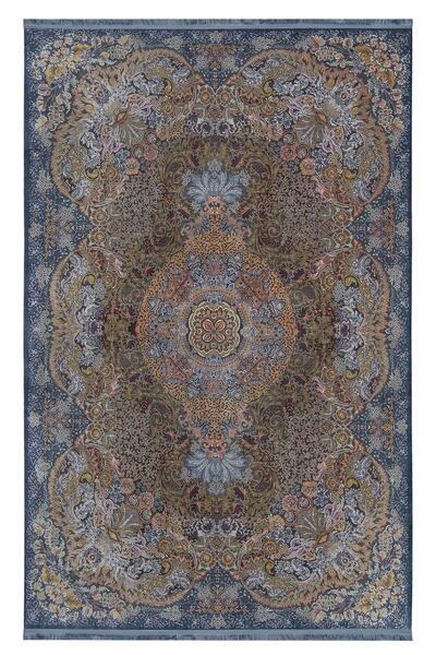 Rugs Modern Halı Berlin145 Vintage 2117 Mavi Otantik Dokuma Taban Halı berlin...