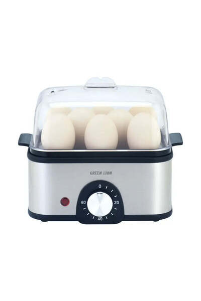 Green Lion 3-Tier Egg Cooker & Vegetable Steamer 500 W - Gray