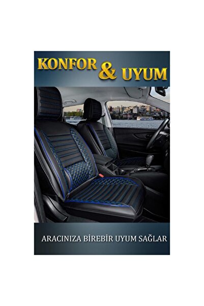Startcar غطاء مقعد سيارة رينو 11 من الجلد بألوان قوس قزح، طقم أمامي وخلفي، أس...
