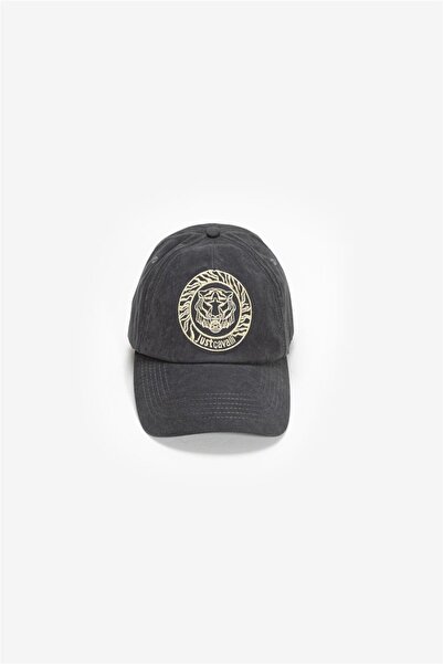 Just Cavalli Siyah - Altın Erkek Şapka 75QAZK60