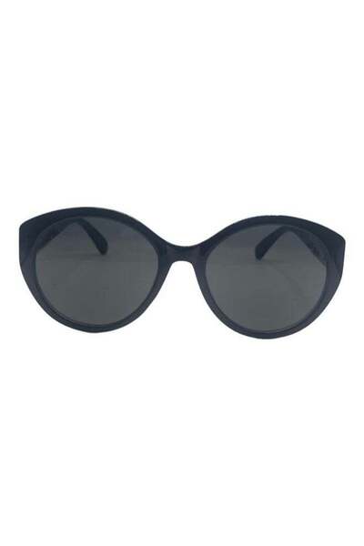 INFLUENCE ألمانيا - نظارات شمسية أنيقة سوداء على شكل عين القطة مع عدسات سوداء