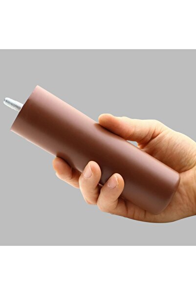 MH MiniHediye Furniture Sofa Seat Base Heightening Riser M8 Bolt-In Fine Thread Support Leg Feet Coffee 15cm