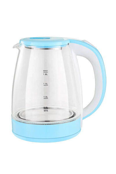 Denx Electric glass kettle, 1.8 liter capacity, 1500 watts DX2006