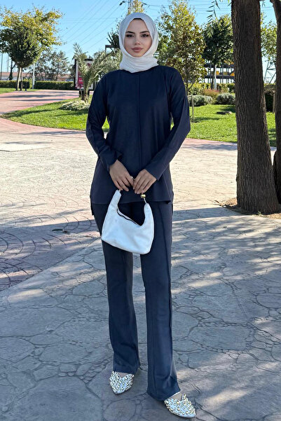 benguen Double Suit with Stitching Detail Z5689 Anthracite