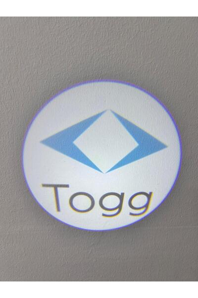 Sm Motors TOOG Araçlar İçin Pilli Yapıştırmalı Kapı Altı Led Logo-Projektör