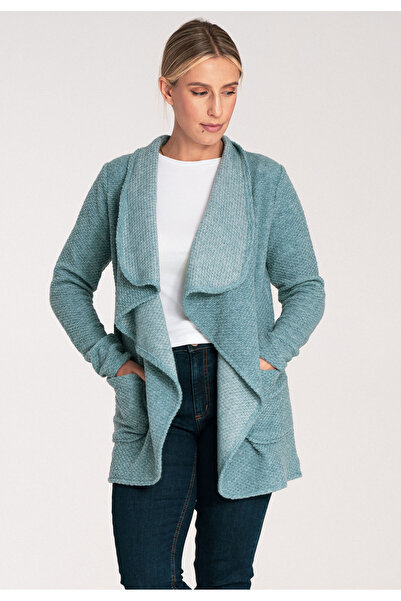 Figl Women's cardigan - wool cardigan - mint green cardigan M1043 size XL