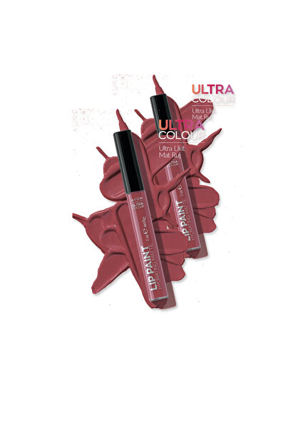 AVON Ultra Colour Likit Mat Ruj - Velvet Hibiscus İkili Set