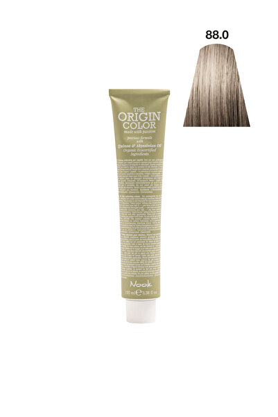 Nook Origin Color Profesyonel Saç Boyası 100ml-Yoğun Doğal Açık Kumral(88.0-B...
