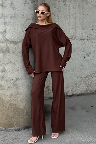 VAGGON Two Thread Wide Neck Sa Relaxed Fit Kili Set