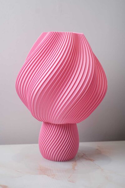 solary sistem Children's Room Pink Lampshade – 3D Printing Pink Spiral Design...