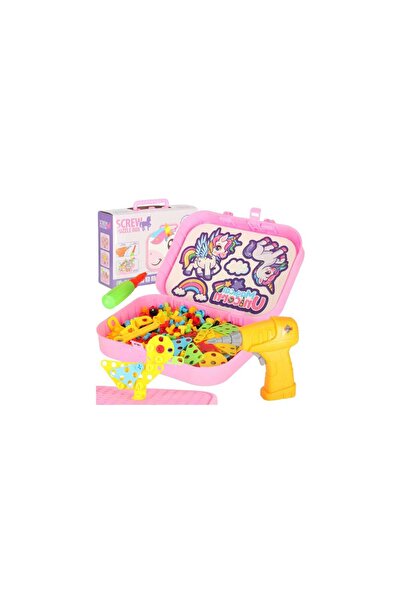 Three top online Building blocks in a suitcase + screwdriver unicorn